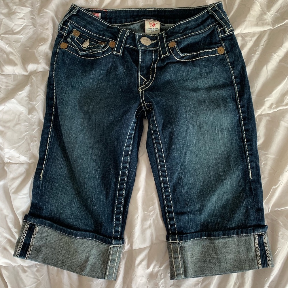 True Religion cropped pants